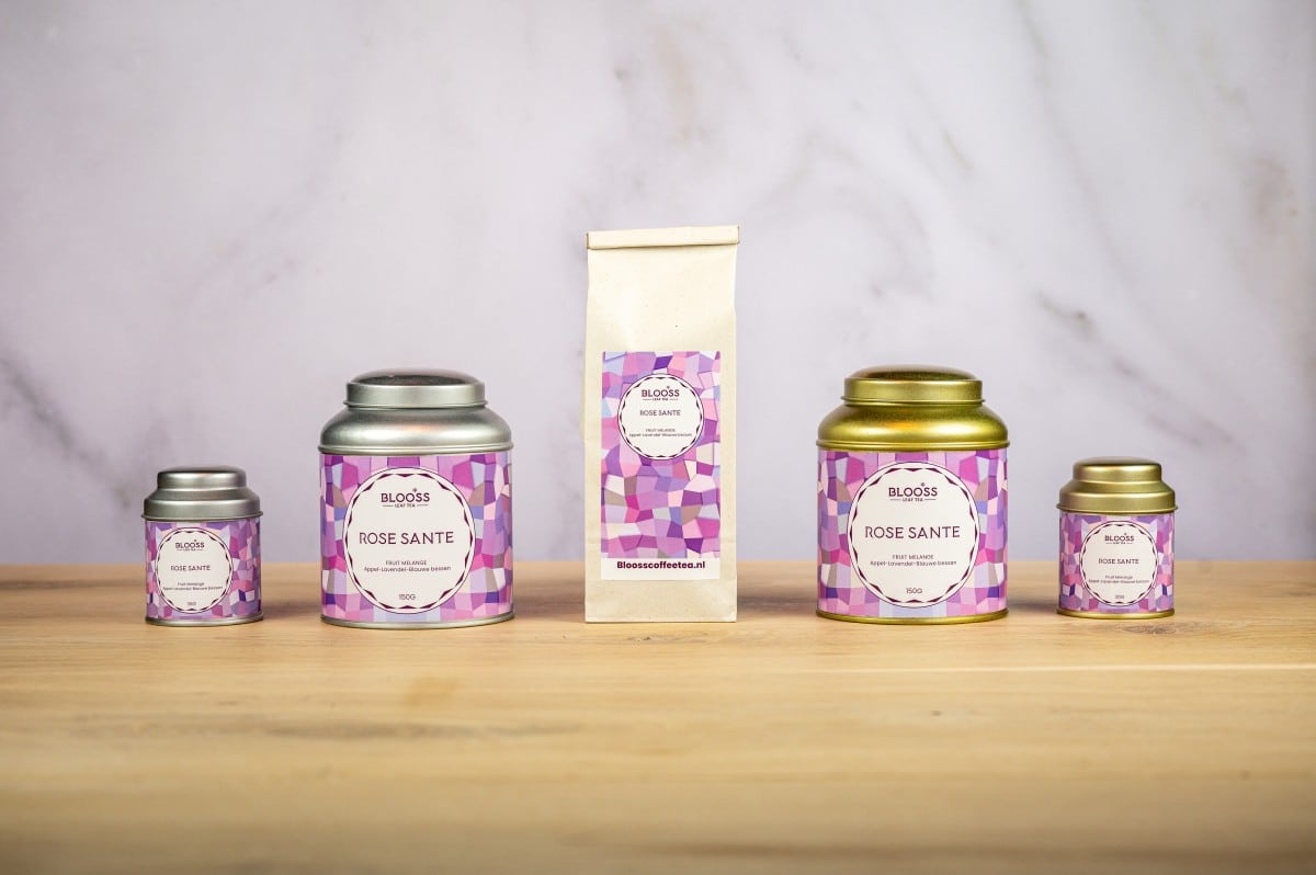 Losse thee, fruit melange thee, Rose Sante iced gemberthee maken